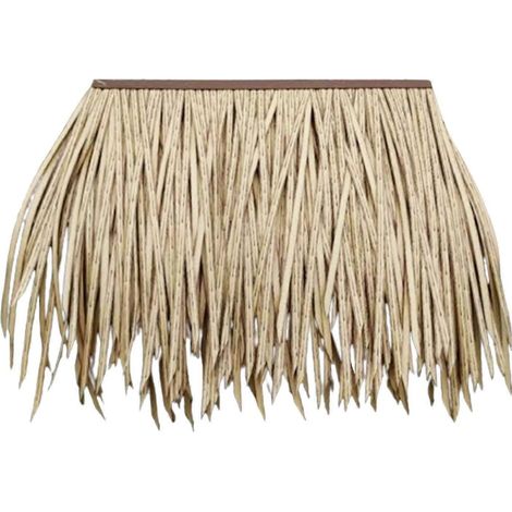 Toiture artificielle en gazon synthétique 50x50cm, imperméable, en PETG, pour la décoration de jardin et de terrasse, avec housse multifonction pour parasol.-Style B (1/5)