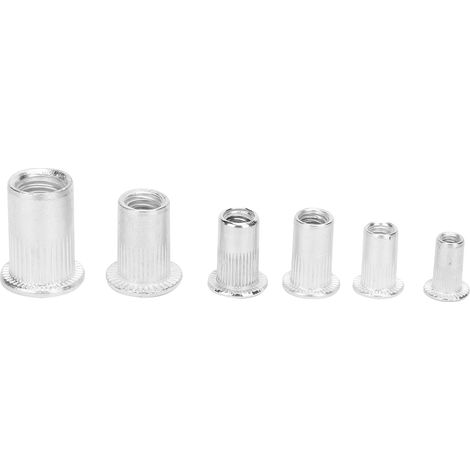 300 écrous à sertir en aluminium en boîte (jeu combiné métrique/impérial) (1/5)