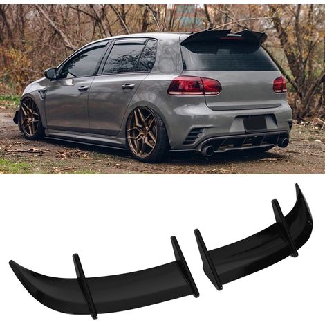 Heckflügel und Heckspoiler im AK-Stil für VW Golf MK6 GTI/R-Line, glänzend schwarz, übergroß (1/5)
