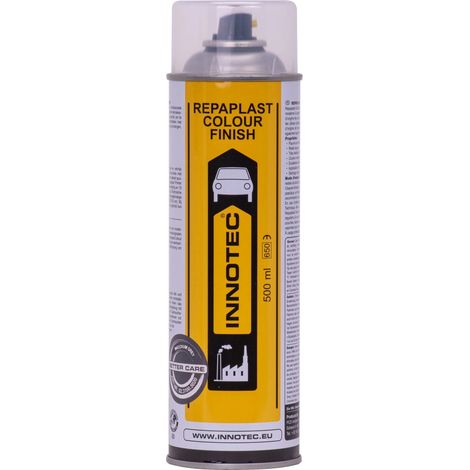 Vernice ritocco plastica auto, vernice plastica auto, vernice ritocco paraurti, 500ml, grigio