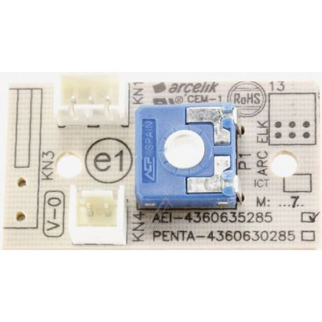 Platine avec Thermostat pour Réfrigérateur, Congélateur BEKO 4360635285 (1/2)