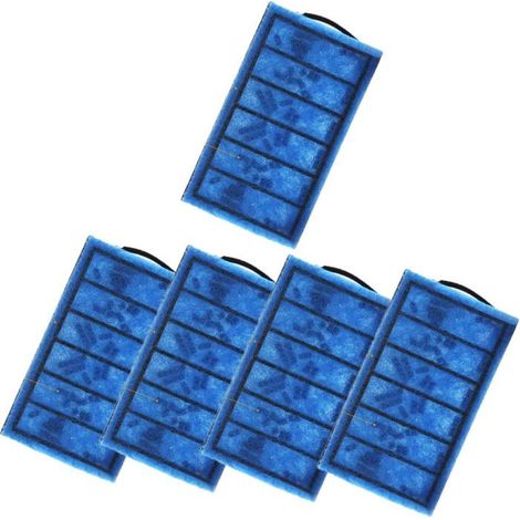 Cartouches filtrantes pour aquarium - VANGUARDIS - Lot de 5 - Pour filtre pour tortue H 5 W (1/5)