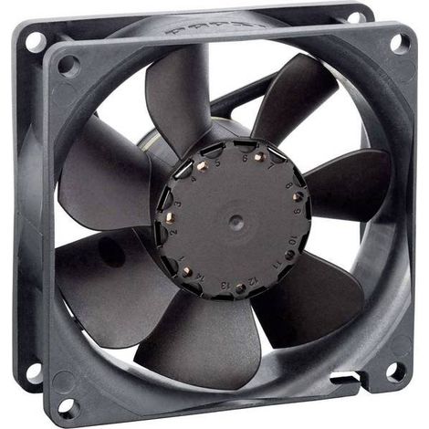 EBM Papst 8412 NGLV Ventola assiale 12 V/DC 30 m³/h (L x L x A) 25.4 x 80 x 80 mm