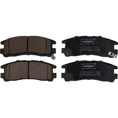 PLAQUETTES DE FREIN MAXGEAR MITSUBISHI GALANT ARRIÈRE 92-