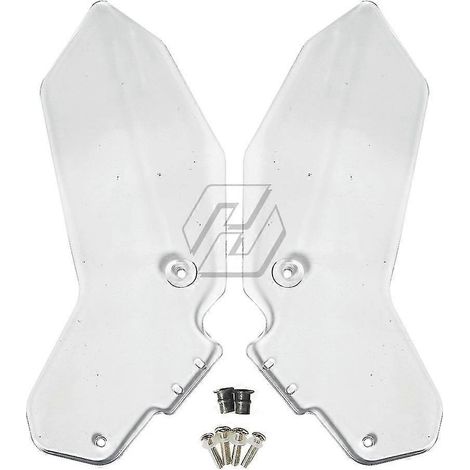 Déflecteur de vent latéral pour pare-brise de moto Honda Goldwing GL1800 (accessoires Gold Wing GL 1800 à partir de 2018) - Transparent (1/5)