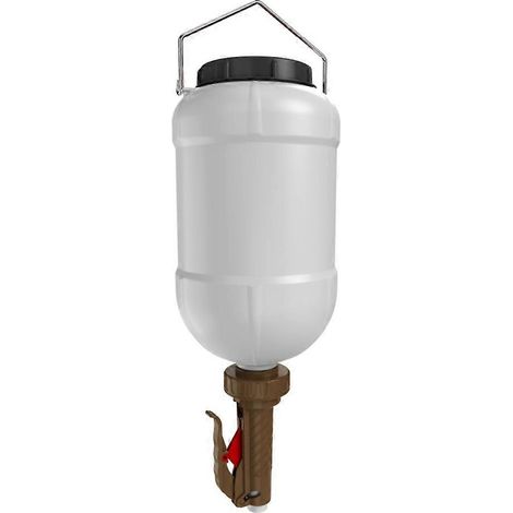 Distributeur de sauce grande capacité 5,5 L pour moutarde, salade, ketchup, mayonnaise, couleur café (1/5)