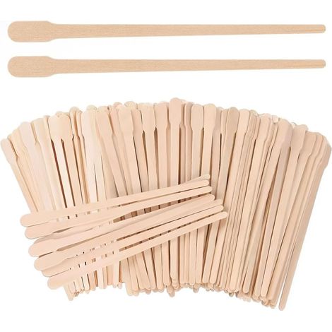 200 Pièces Bâtons De Cire, 8,8X0,65Cm, Jaune, Pour Épilation Visage Sourcils (1/5)
