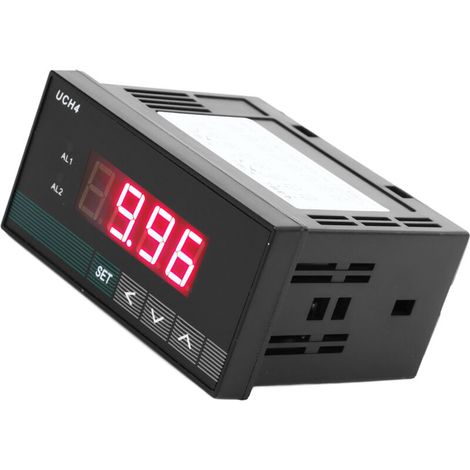 Digital Voltage Meter, Intelligent Digital Voltmeter with Range Change Alarm Output Transmission Output, Quick to Install, Various Functions for Machine. (1/5)