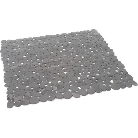 Tappeto antiscivolo doccia g-river 54x54 grigio - gedy (1/5)