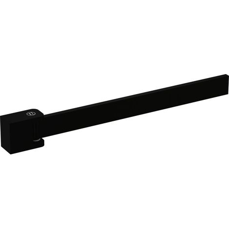 Porte-serviettes burgbad Eqio, pivotant, noir mat, HHAQ003,
