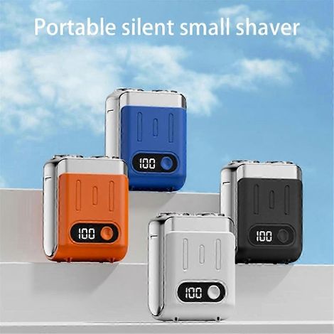 Rasoir de voyage à affichage numérique, tondeuse à barbe électrique portable pour hommes (1/5)