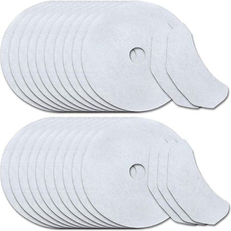 Packung mit 30 Abluftfiltern für Wäschetrockner, universelle Ersatz-Flusenfilter für tragbare Panda-Wäschetrockner/--