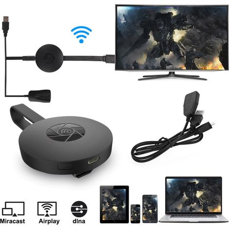 Miracast Dlna Dongle Wifi Wifi Affichage Sans Fil Hdmi Tv 1080p Mirascreen Airplay