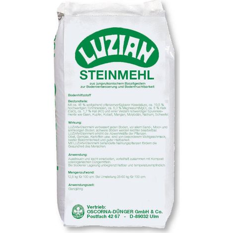 Farine de roche Luzian 12,5 kg conditionneur de sol