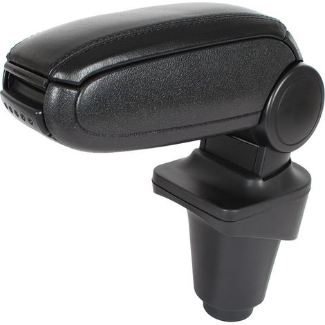 Set braccioli in ecopelle nera per Fiat 500L 2012 + kit di installazione