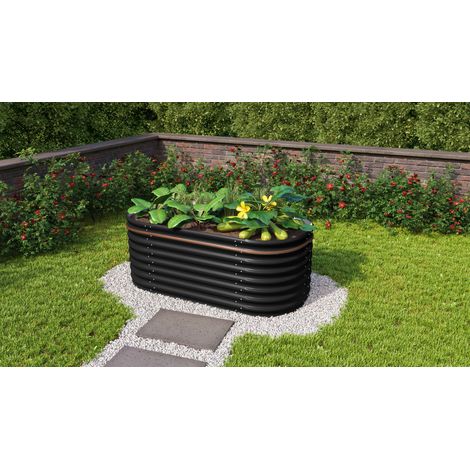 Vitavia Hochbeet "Vita 630", schwarz, 162 x 82 x 63 cm (L x B x H) (1/5)