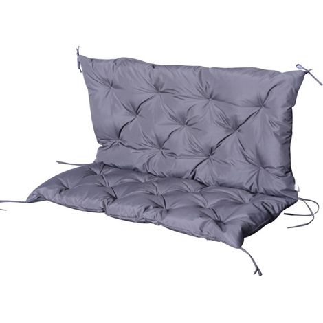 Coussin d’Assise Gris Banc 2 Places (1/5)