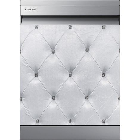 Stickers Lave vaisselle - Capitons - 60x60 cm - Adhésif BRILLANT (1/2)