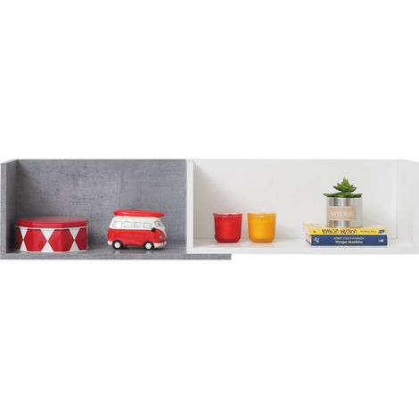 Wandboard 110cm in Beton weiß SEATTLE-133 (1/3)