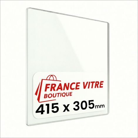 HETA - modèle : scanline-7b - 415 x 305 x 4 mm - Vitre de cheminée pour insert et poêle à bois - verre de rechange - jusqu'à 800°C (1/5)