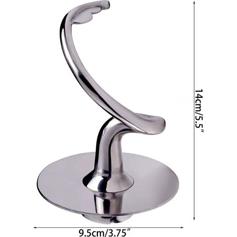 Per impastatrice con gancio per impastare in acciaio inox per KSM90 KSM103 KSM110 Impastatrice con gancio per impastare in acciaio inox KSM150p (1/4)