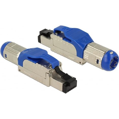 RJ-45 Stecker feldkonfektionierbar Cat.8.1 Verwendung: Pour Patchkabel Ø 7,0 - 8,5mm