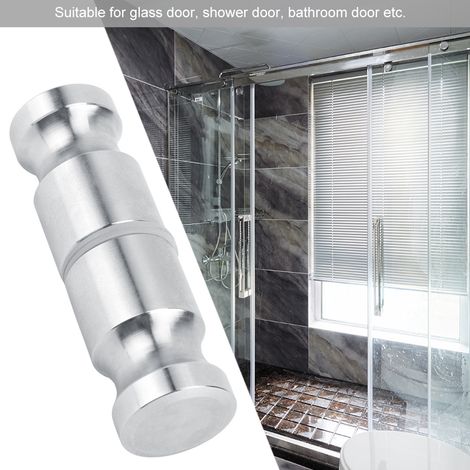 Poignée de porte de douche en verre, bouton de tirage en acier inoxydable pour salle de bain, quincaillerie de serrure (1/5)