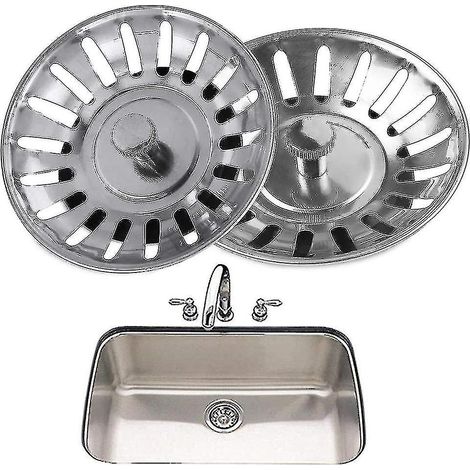 Lot de 2 filtres pour hotte de cuisine, paniers filtrants avec trous de drainage, universels
