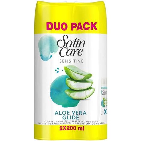 Gillette Satin Care Sensitive Aloe Vera - Un rasage tout en douceur pour les femmes à la peau sensible