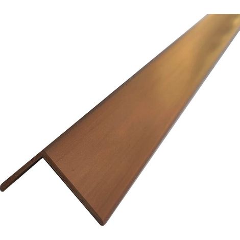Paraspigolo coprispigolo pvc espanso mm 40 x 40 x 3000 vari colori disponibili colori disponibili: noce (1/2)