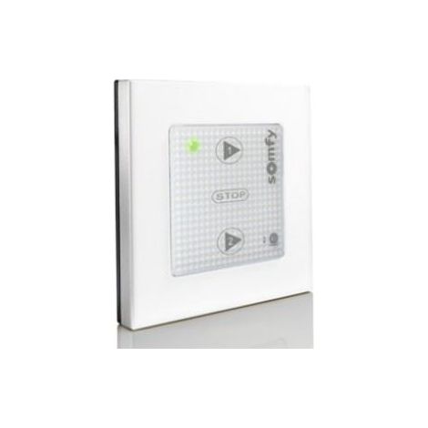 Somfy – Lanceur de scénario compatible Tahoma – Alimentation 3V CR2430 – Portée 15 m – Fréquence 868.95 MHz – Installation facile
