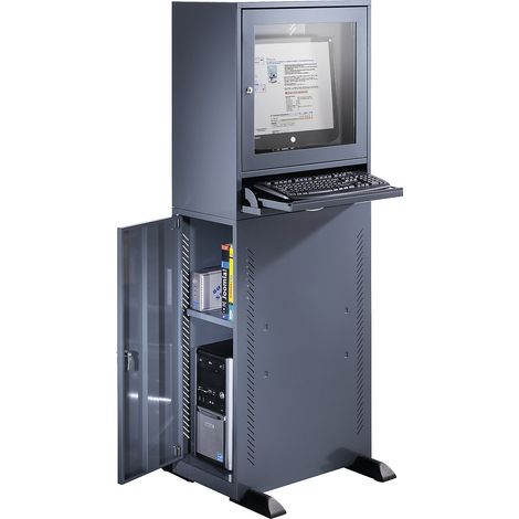 eurokraft basic, Armoire pour ordinateur, modèle standard, (1/2)