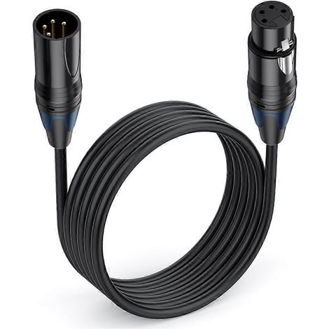 20m 4-Pin Male pour Female 4Pin XLR Alimentation câble Extend Cordon pour DSLR caméra Monitoring DMX Audio Mixing Console (1/5)