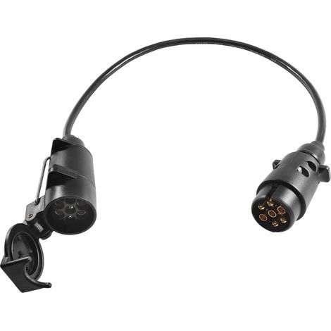 Rallonge Remorque 50cm 12v avec Prises 7broches Male Femelle (1/5)