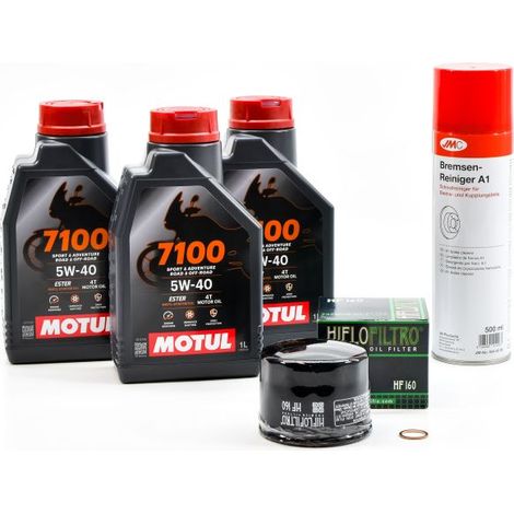 Kit Entretien Vidange pour BMW F 900 R (A2) de 2020 - MOTUL 7100 5w40 3L