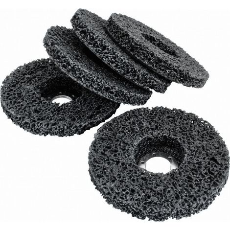 KIT 5 DISCO DISCHI 125 MM SMERIGLIATRICE FLEX PULIZIA ACCIAIO FERRO RUGGINE S125