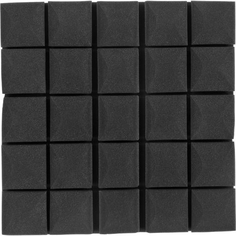 Panneau Acoustique Mousse PU Haute Densité Ignifuge Anti-Réverbération pour Studio d'Enregistrement (1/5)