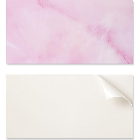 Baldosas de vinilo con gr谩ficos para ba帽o, delicado dise帽o de m谩rmol, 10x40x20 cm