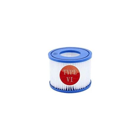 Filterelement Typ VI für alle Lay-Z-Spa-Poolfilterelemente. Pumpenfilter mit 4 Filtern.