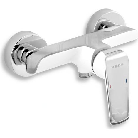 Novaservis Nobless Tina - Robinetterie de douche sans accessoires 150 mm, blanc/ chrome 38061/1,1 (1/2)