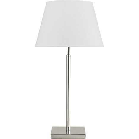 Lampe à poser FIRENZE E27 60W Nickel satin (1/4)