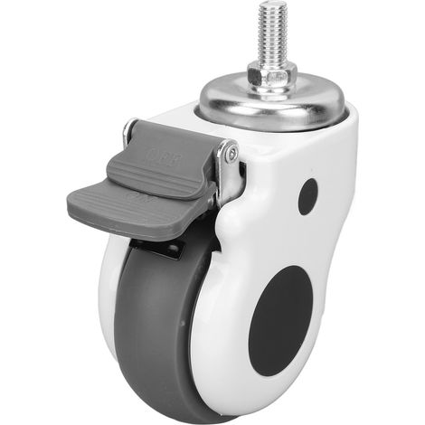 Roulettes universelles de 10 cm (4 po) à rotation rapide, silencieuses et robustes, pour lits d'hôpitaux (1/5)