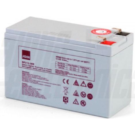 Alpha elettronica batteria piombo vrla 12v per ups 36w 9ah bpu12-36w (1/2)