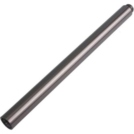 Barre de rallonge de douche 30 cm, métal premium, gris – Tube d’extension pour pommeau de douche, accessoire de salle de bain