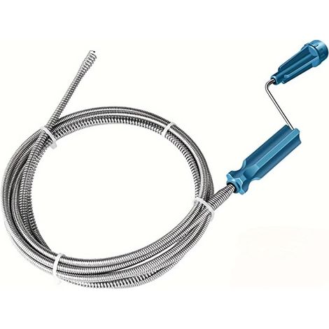 Outil de nettoyage de canalisations flexible de 200 cm – Léger et facile à utiliser pour les éviers de cuisine et de salle de bain, baignoires, systèmes septiques, plastique/métal durable pour (1/5)