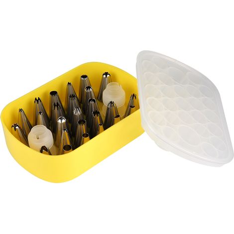 Kitchen Cake Decorating Set 27 Pièces – Buses Acier Inox Pâtisserie, Douilles à Gâteau, Outils pour Cupcakes (1/5)