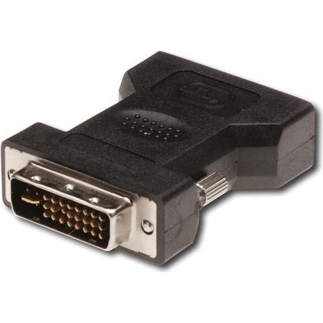 EC1250 cambiador de género para cable DVI-I 24+5 VGA Negro (1/4)