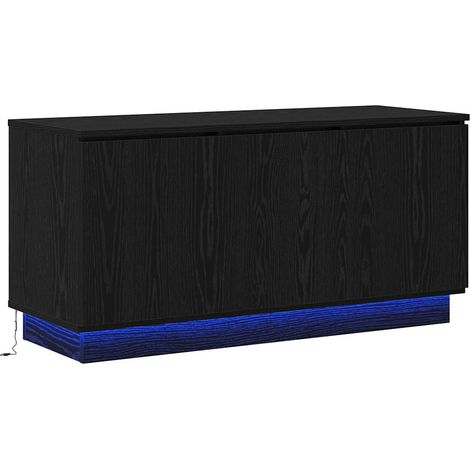 Maison Exclusive - Meuble TV Chêne noir 100 x 38 x 49 cm Bois d'ingénierie