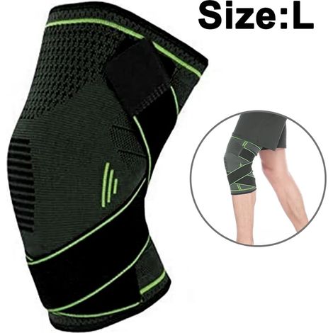 Kniebandage für Damen und Herren, Sport-Knieschoner, Kniestützer für Laufen, Wandern, Joggen, Volleyball (1/5)