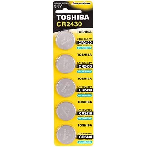 Toshiba CR2430 - Batería de botón de litio (3 V, 5 unidades) (1/5)